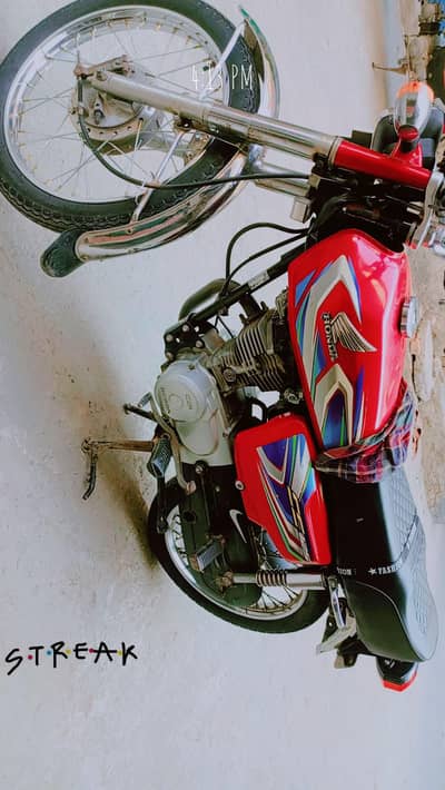 Honda 125 used condition biomatric on the sport