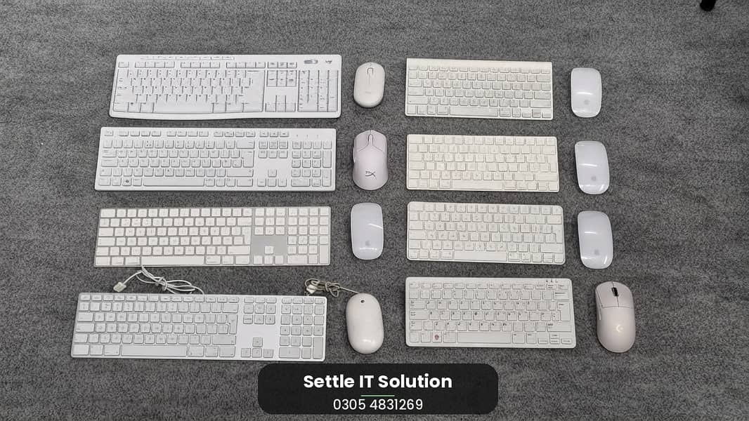 Wireless Keyboard & Wireless Mouse (Apple, Logitech, HyperX) 0