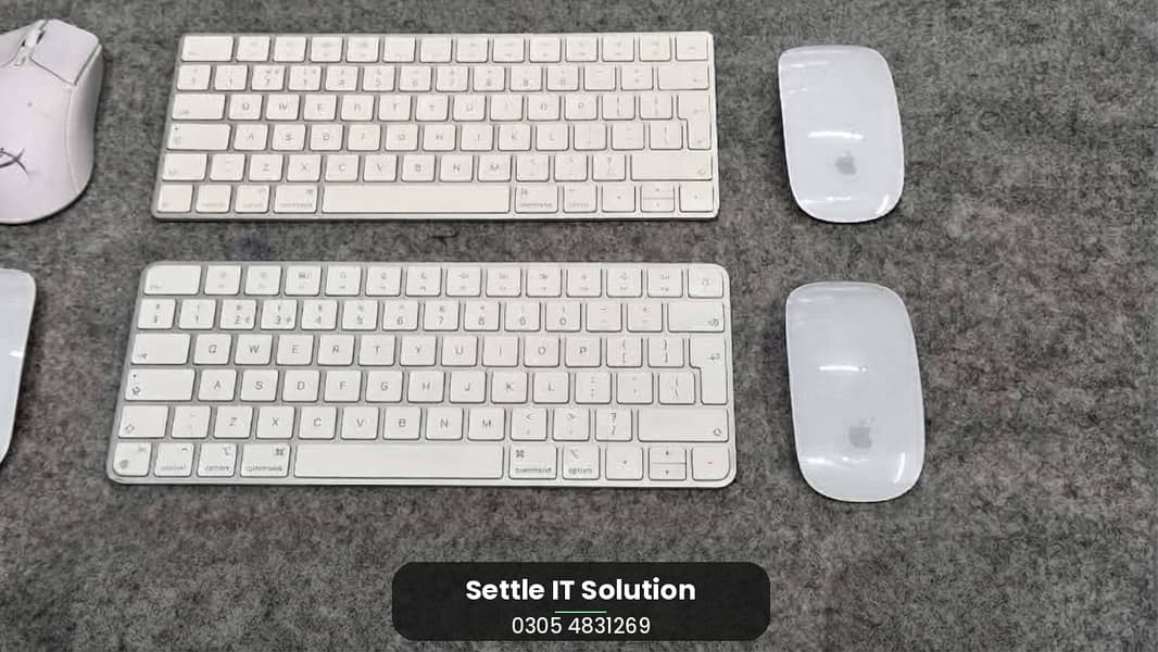 Wireless Keyboard & Wireless Mouse (Apple, Logitech, HyperX) 3