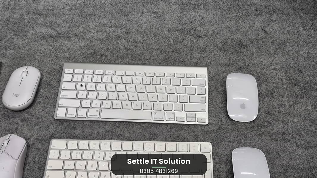 Wireless Keyboard & Wireless Mouse (Apple, Logitech, HyperX) 4