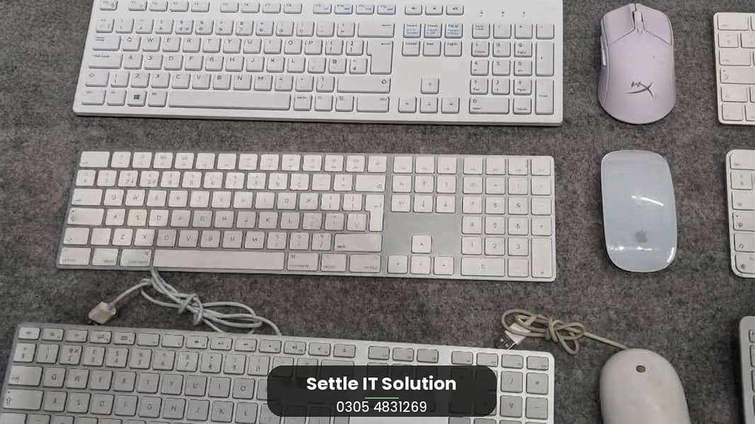Wireless Keyboard & Wireless Mouse (Apple, Logitech, HyperX) 7