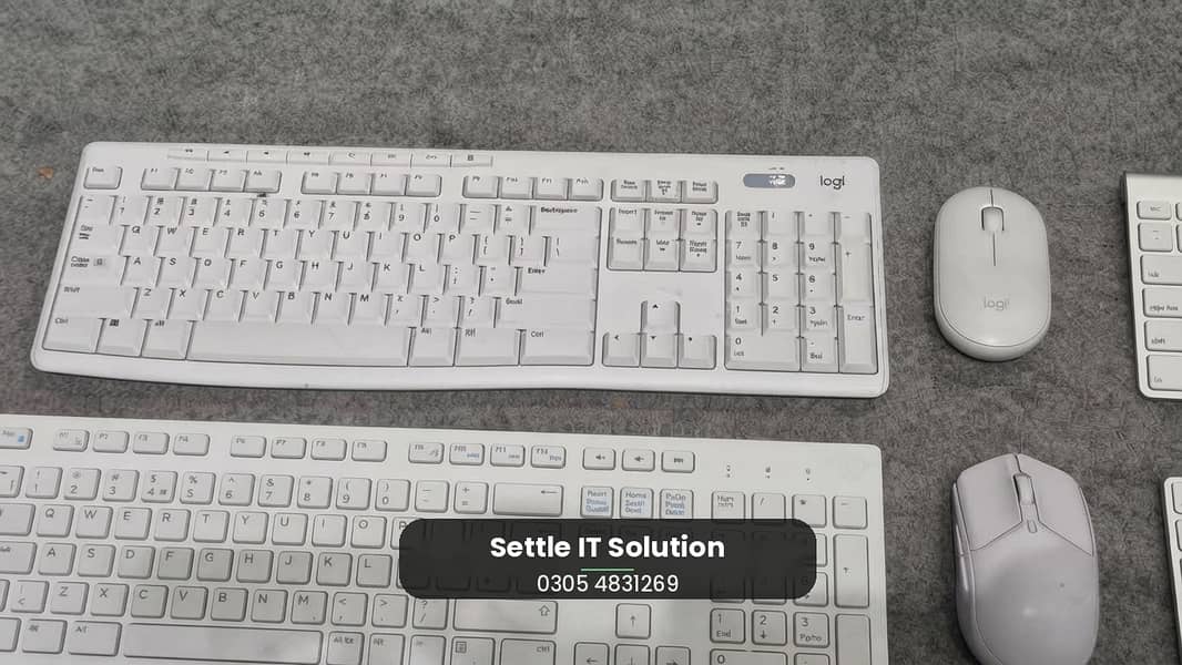 Wireless Keyboard & Wireless Mouse (Apple, Logitech, HyperX) 8