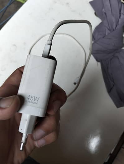 OPPO SuperVOOC 45W Charger urgent sale 03287469290