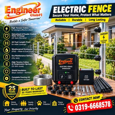 Electric Fence Security System | Home Protection