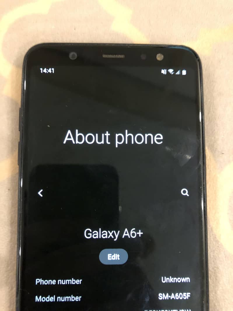 Samsung Mobile A6 Plus 6