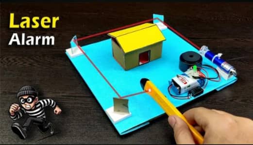 Laser security alarm