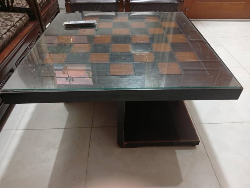 wooden square shape table 2