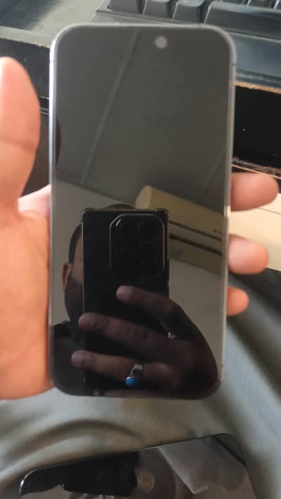 metallic grey  (128 gb) battery health 100
