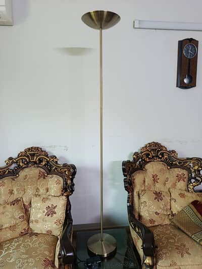 brass floor lamp