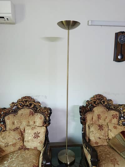brass floor lamp