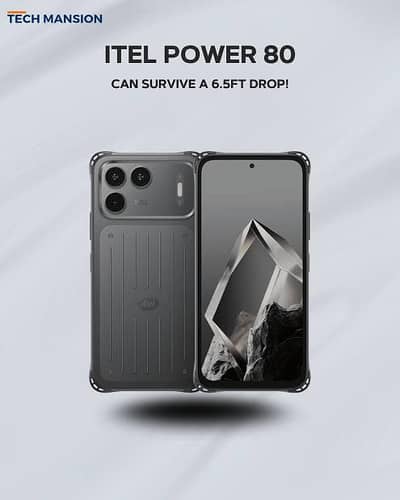 Itel power 80 dust and water proof 1 month used