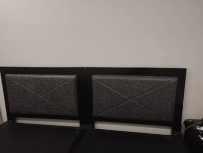 2 Single Beds for Sale | Black & Grey | Good Condition