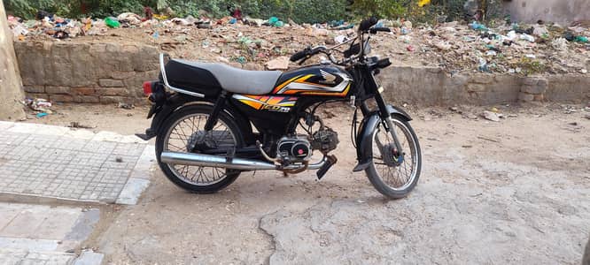 Cd 70cc 2022-model Black Color Fully Registered