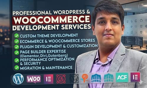 Expert WordPress & WooCommerce Developer | Custom Themes & Speed