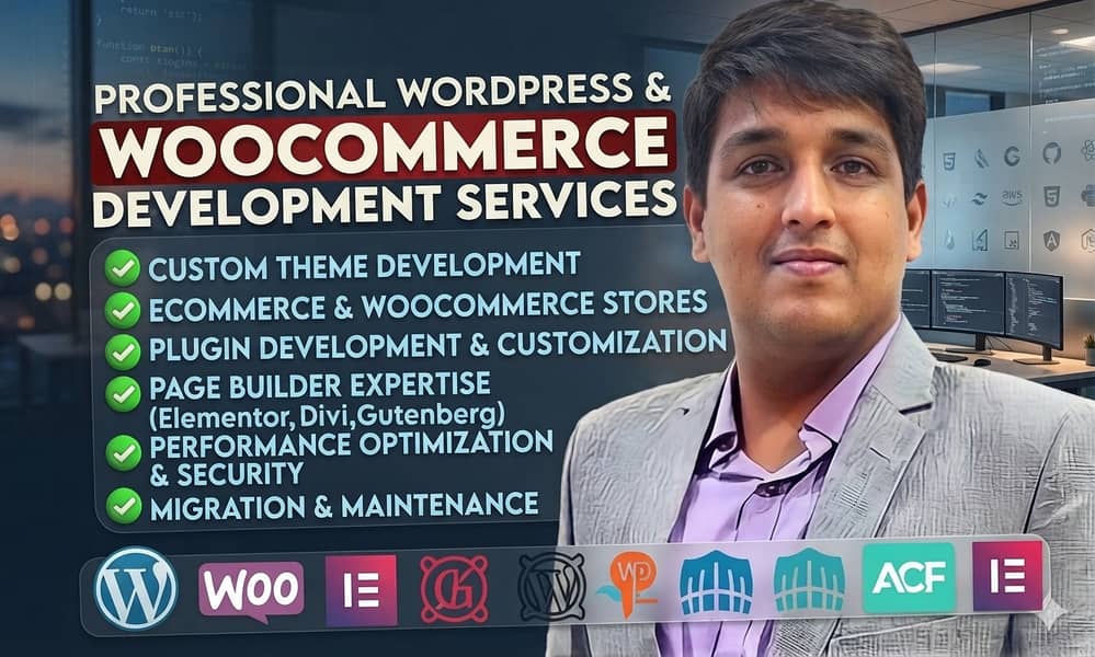 Expert WordPress & WooCommerce Developer | Custom Themes & Speed 0