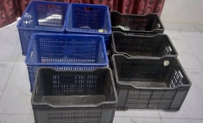 Multi purpose use plastic crate 1