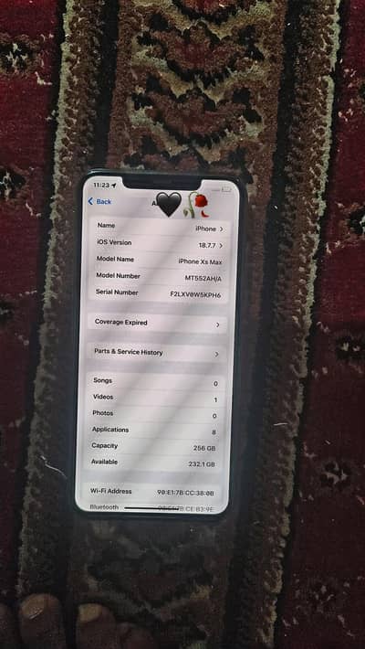 Apple iPhone XS Max 256 gb
