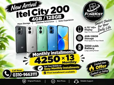 Itel city 200 4/128