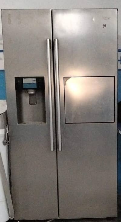 Haier refrigerator for sale . side by side
