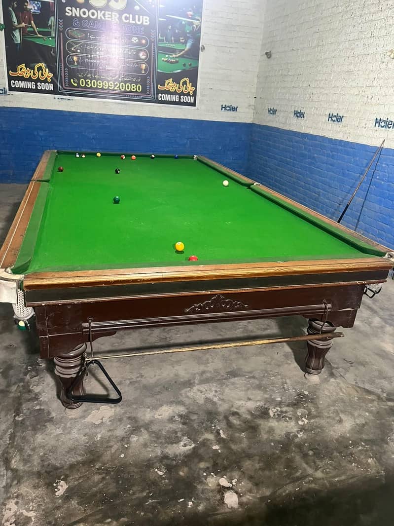 Snooker table 1