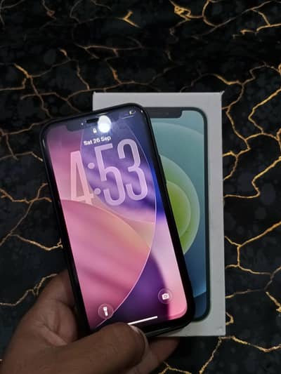 IPHONE 12 WITH BOX 64 GB JV