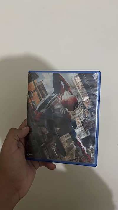 Marvel Spiderman 2018 with customized coverpage ps4 ps5 game cd disk
