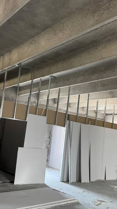 Office & Commercial Partition/gypsum board partition/glass partition