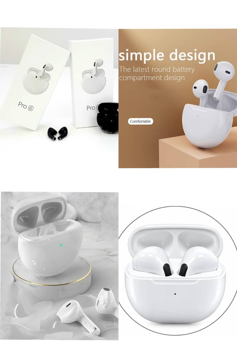 Pro 6 Wireless Earbuds 0