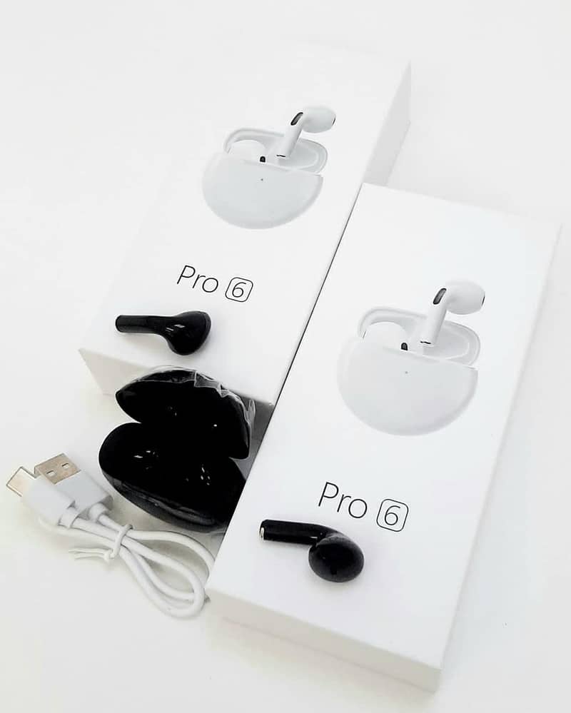 Pro 6 Wireless Earbuds 2