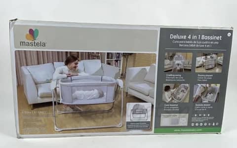 Mastella 4 in 1 multifunctional deluxe bassinet