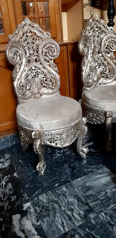 Chinioti Chairs Pair
