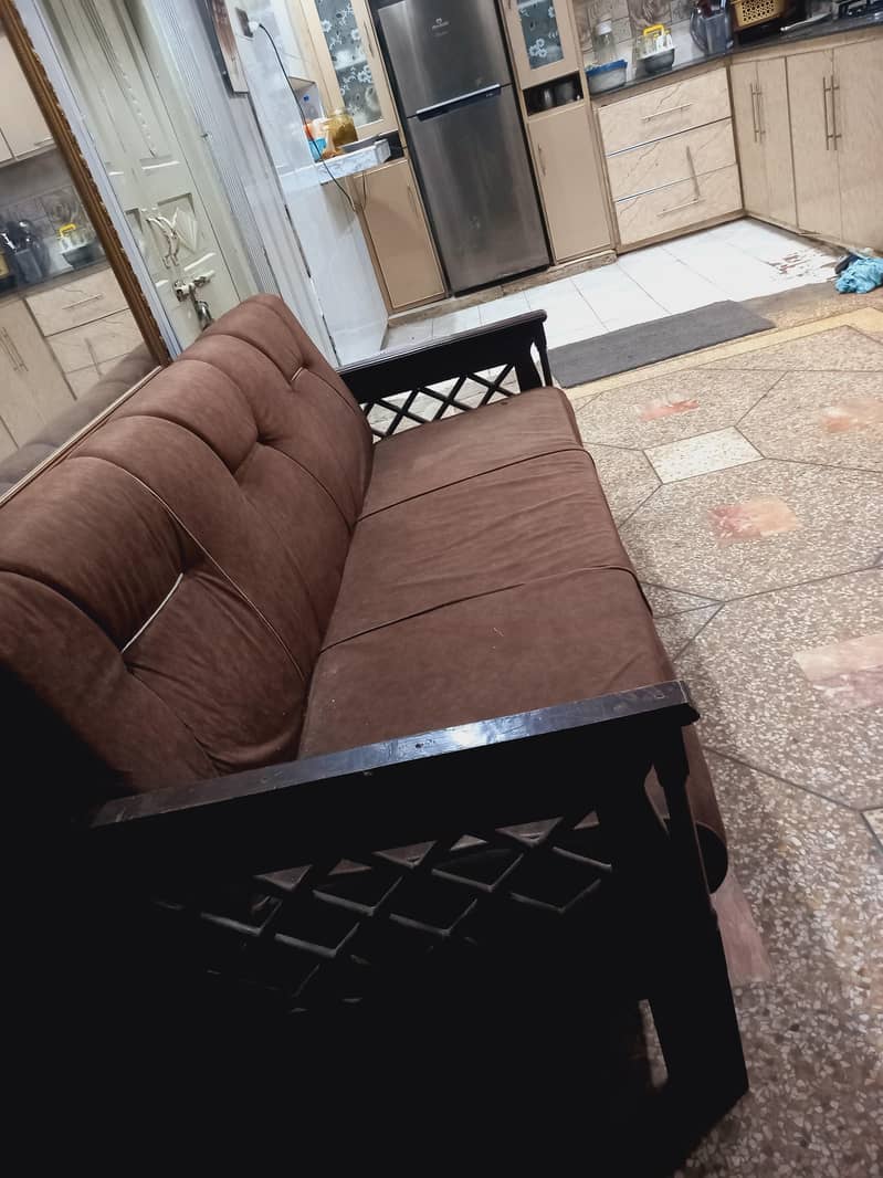 Wood sofa 2