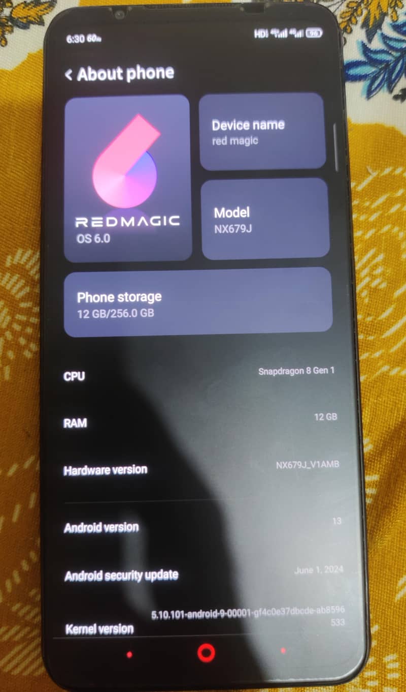 Red magic 7s 12/256 1