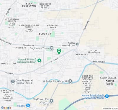 2 Kanal Corner on 50Ft Road back of Defence Road, for SALE