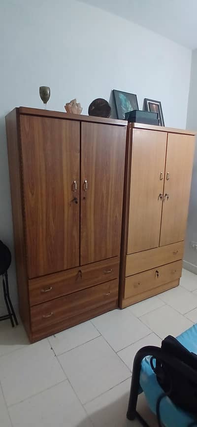 2 Wooden Wardrobes for Sale