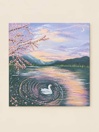 Handmade Acrylic Painting – Beautiful Wall Art