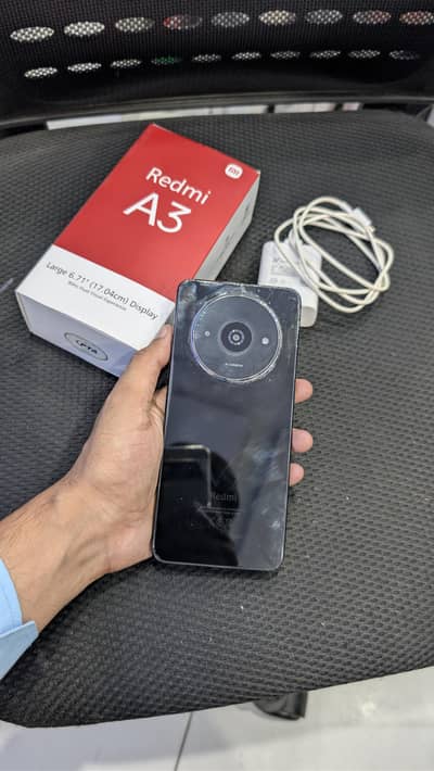 Redmi A3 offical pta 128gb home use