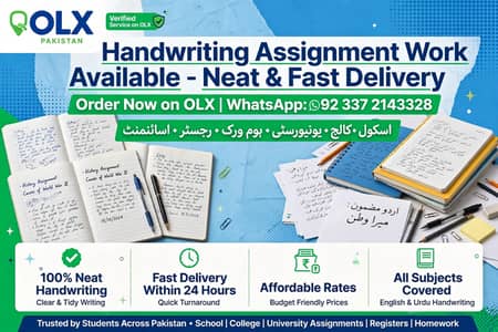 Urdu & English Handwriting Work - Register, Assignment, Homework