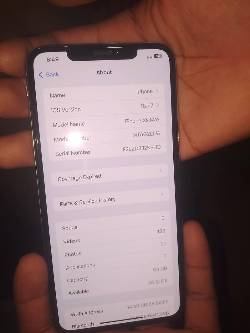 Apple iPhone XS Max 6