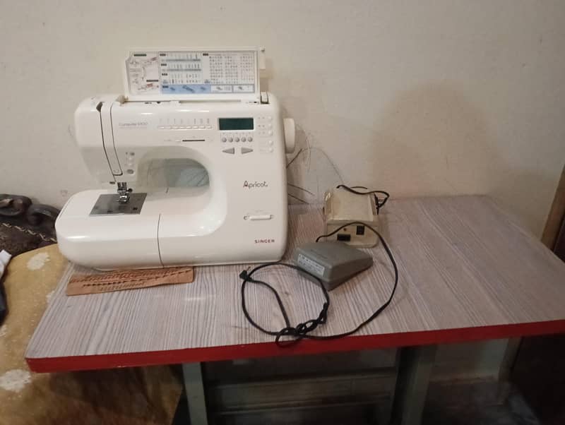singer multi purpose sewing machine with table 2