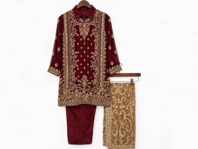 mehrun heavy embroidery