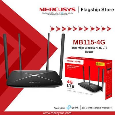 4G Sim Modem . use only 1 week. Modem: Mercusys Mb115