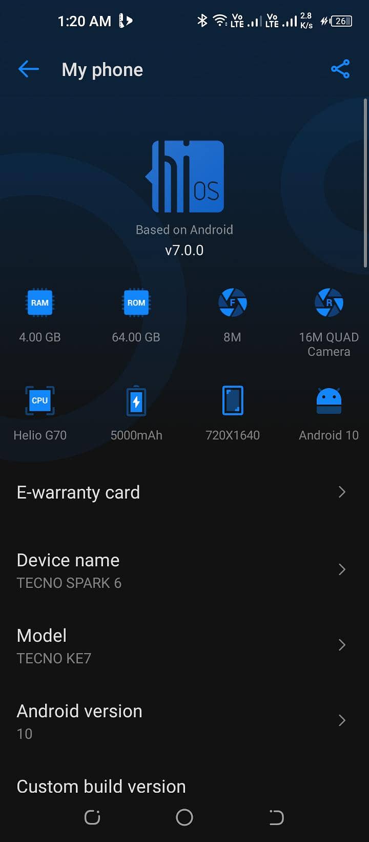 Tecno Spark 6 6