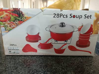 soup set 28 pieces