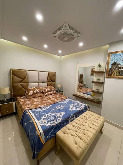 ONE BED FULLY FURNISHED LUXURIOUS APARTMENT FOR SALE AT BAHRIA TOWN MOST LOCATION