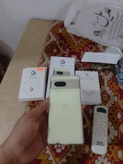 Google Pixel 7 128Gb PTA box- Lemongrass cream 10/10