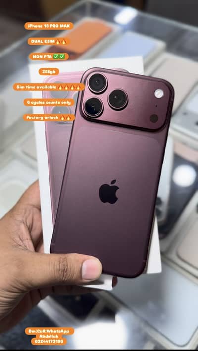 Apple iPhone 18 Pro Max- dual esim-