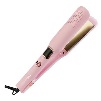 Dual Function Hair straightener & curler rose gold