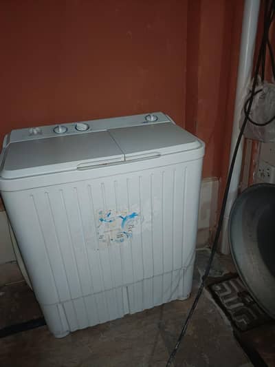 WASHING MACHINE Haier 7.5KG Washer+Dryer semi automatic