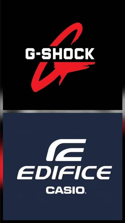 Casio G-Shock and Edifice